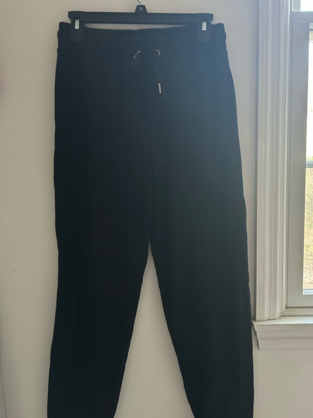 Aerie Black Drawstring Jogger Sweatpants XS
